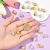 10Pcs 2 Colors Brass Pendants KK-YW0004-34-5