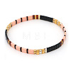 Bohemian Glass Seed Beaded Stretch Bracelets JM4508-2-1