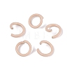 Spray Painted Iron Open Jump Rings IFIN-T017-04C-18-1