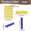 1 Bag Letters & Numbers PP Plastic Cookie Stamps DIY-SC0033-92-2