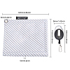 Iridescent PVC & Microfiber Golf Towels AJEW-WH0332-22-2