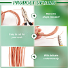 Round Copper Wires CWIR-WH0007-17A-C-4