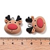 Christmas Theme Opaque Resin Pendants RESI-N039-112-3