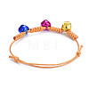 Adjustable Korean Waxed Polyester Cord Braided Bracelets BJEW-JB04423-01-3