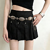 Alloy Twisted Oval Cutout Waist Chains WG99287-02-2