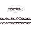 304 Stainless Steel Mother-Son Chains CHS-K001-84B-4
