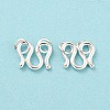 925 Sterling Silver S-Hook Clasps STER-K175-06C-S-2