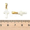 Natural White Shell Pendants PALLOY-JF05487-3