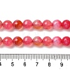 Dyed & Heated Natural Dragon Veins Agate Beads Strands G-P539-A01-04-5
