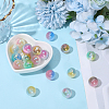 20Pcs Resin Imitation Cat Eye Beads RESI-PA0001-47-4