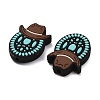 West Cowboy Theme Food Grade Eco-Friendly Silicone Beads SIL-T058-04C-2