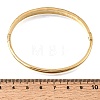 304 Stainless Steel Crystal Rhinestone Hinged Cuff Bangles for Women SA-CBAF851-05G-5