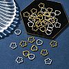 50Pcs Tibetan Style Alloy Bead Frame TIBEB-FS0001-10AS-8