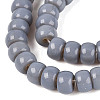 Opaque Glass Beads Strands GLAA-NH0002-B01-C02-3