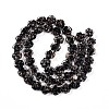 Luminous Handmade Gold Foil Glass Beads Strands FOIL-N029-01I-3