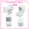 1Pc Imitation Leather Couple Ring Packing Boxes CON-GA0001-38-2