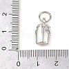 304 Stainless Steel Rhinestone Pendants STAS-I365-01P-01-3