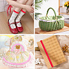 10M Double Layer Polyester Lace Ribbon OCOR-TA0004-14E-8