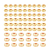 90Pcs 3 Styles Rack Plating Brass Spacer Beads KK-PH0012-66-6