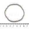 Brass Beaded Stretch Bracelets for Men Women BJEW-G736-04P-4