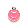 Alloy Enamel Pendants X-ENAM-S124-01A-03C-2