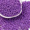 8/0 Baking Paint Glass Seed Beads SEED-M012-02A-40-1