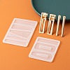 2Pcs 2 Style Geometry Shapes Silicone Hair Clip Molds DIY-LS0003-98-3
