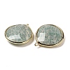 Natural Amazonite Pendants G-B009-07G-S-2