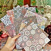 24 Sheets 12 Patterns Mandala Flower Scrapbook Paper Pads MAND-PW0001-83-1