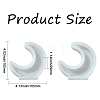2Pcs 2 Styles Moon Candle Silicone Molds ST-CJ0043-073-2
