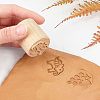 Wood Wax Seal Stamp AJEW-WH0122-007-3