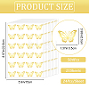 Gold Foil Self-adhesive Stickers DIY-WH20001-13B-2