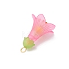 Transparent Acrylic Bead Caps PALLOY-JF03722-5