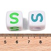 Opaque Acrylic Enamel European Beads AC-ACBA1794-04S-3