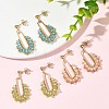 3 Pairs 3 Colors 304 Stainless Steel Dangle Stud Earring Sets for Women EJEW-MZ00756-1