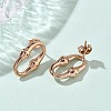 6 Pairs 304 Stainless Steel Stud Earrings EJEW-C180-01-3