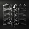 4 Foldable Screen Acrylic Earring Display Stands EDIS-N010-02-3