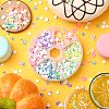 30G 6 Styles Handmade Polymer Clay Cabochons CLAY-CJ0001-64-5