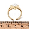 Brass Micro Pave Cubic Zirconia Cuff Rings for Women GG-CBA7610-11G-05-5