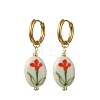 Printed Handmade Porcelain Dangle Earrings EJEW-JE07230-3