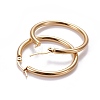 201 Stainless Steel Hoop Earrings EJEW-F205-14G-A-2