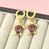 201 Stainless Steel Enamel Hoop Earrings FS-WG6C184-01-1