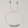 Natural Birthstone Braided Bead Bracelets for Women VA8051-5-1