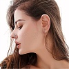 8Pcs 4 Colors Double Nose Ring for Single Piercing AJEW-SZ0002-20-3