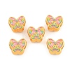Alloy Enamel Beads ENAM-D318-01G-03-1