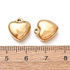Valentine's Day 304 Stainless Steel Charms SA-G606-01G-3