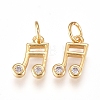 Brass Charms ZIRC-L070-65G-1