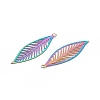 201 Stainless Steel Pendants X-STAS-B038-05MC-3