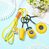 8Pcs 8 Styles Alloy Pendant Decorations HJEW-YW00556-04-5