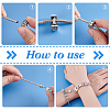 Alloy European Style Clasps PDLC-PH0001-02AS-3